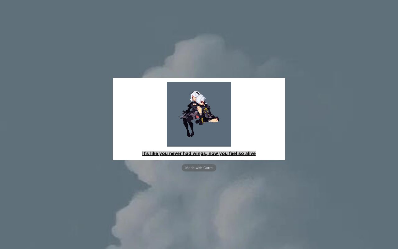 Carrd profile picture for @denver